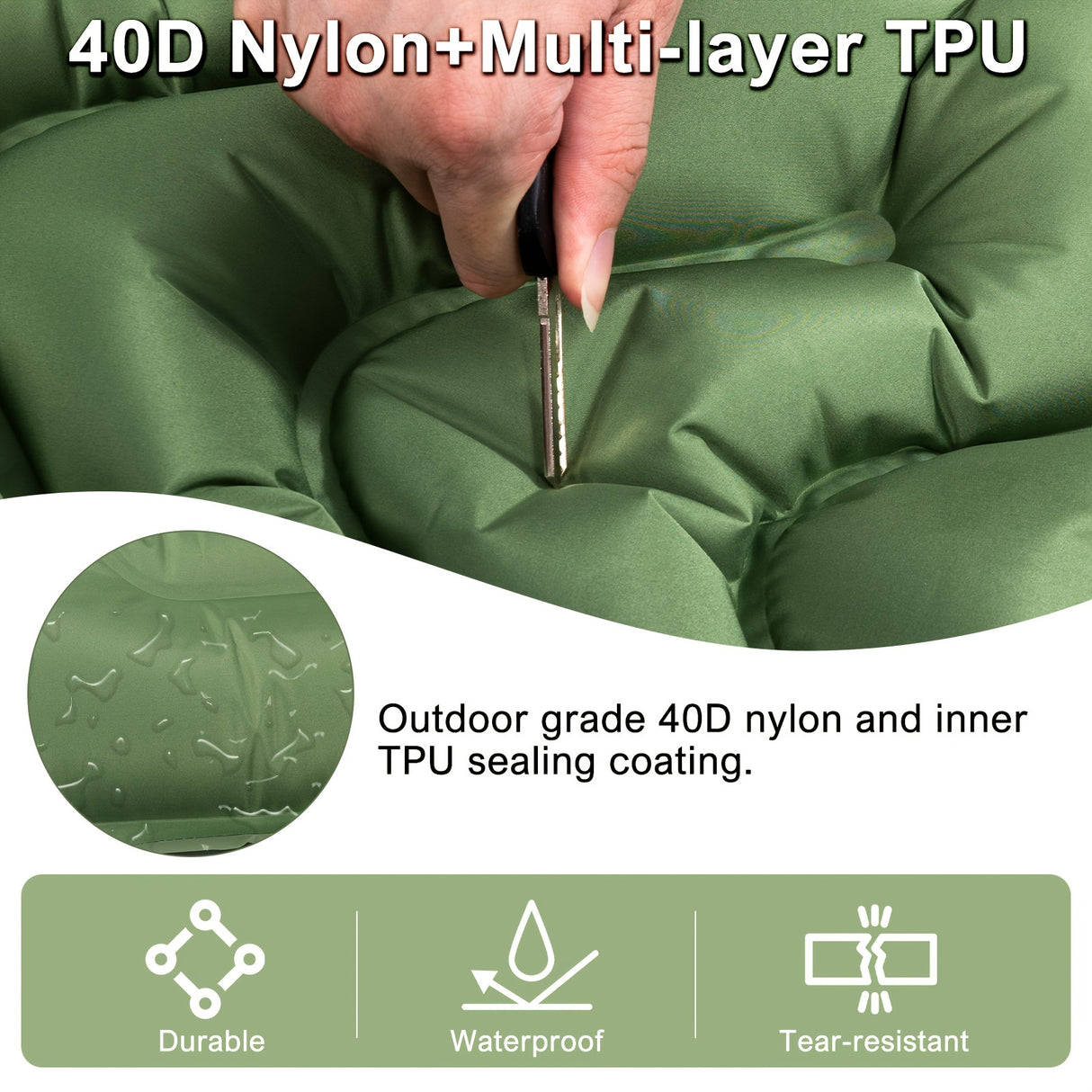 Camping Sleeping Pad, Inflatable Sleeping Mat With Pillow Built-in Foot Pump, Super Comfort Camping Mattress For Backpacking Hiking Traveling Tent, Compact & Lightweight