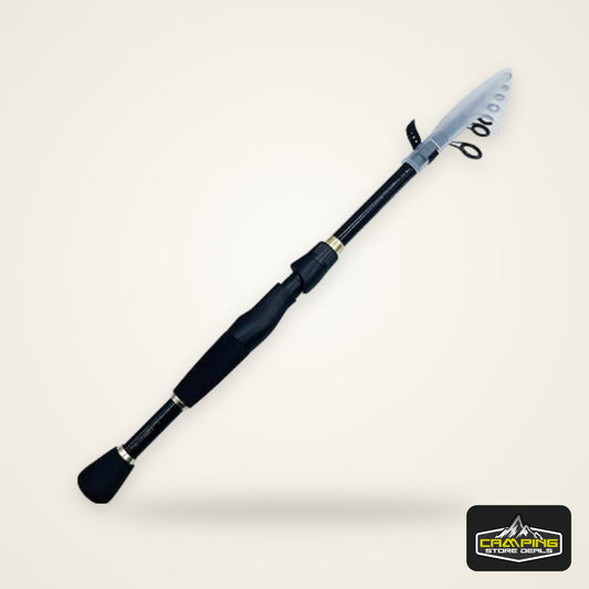 1.6-2.4m Telescopic Fishing Rods Ultralight Weight Spinning Casting Carbon Pole Fishing Accessories Lure Weight 10-30g