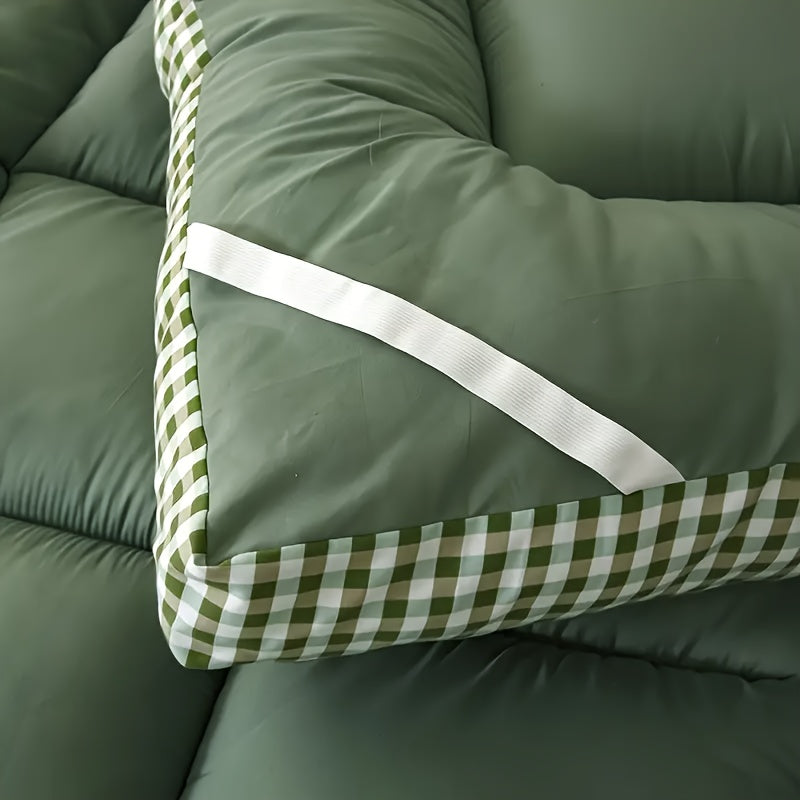 1200gsm Plaid Three-Dimensional Side Pad, Roll Up Sleeping Pad, Cool Mattress Mattress Floor Mattress, Roll Up Mattress Thick Folding Sleeping Pad Breathable Floor Futon Mattress Sofa Sleeping Pad Roll Up Mattress Pad Japanes