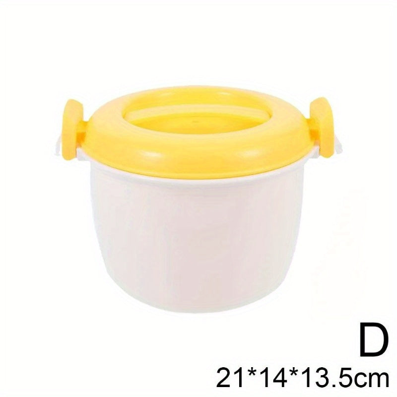 Microwave Rice Cooker Steamer Pot Pastamaker Oven Veggie Cookware Cooking Soup Pressure Pots Bowl Micro Vegetable Container
