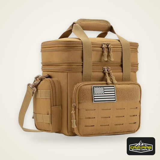 18L Outdoor Insulated Cooler Bag Tactical Lunch Box For Men Expandable Work Camping Outdoor Picnic Leakproof Thermal Bag