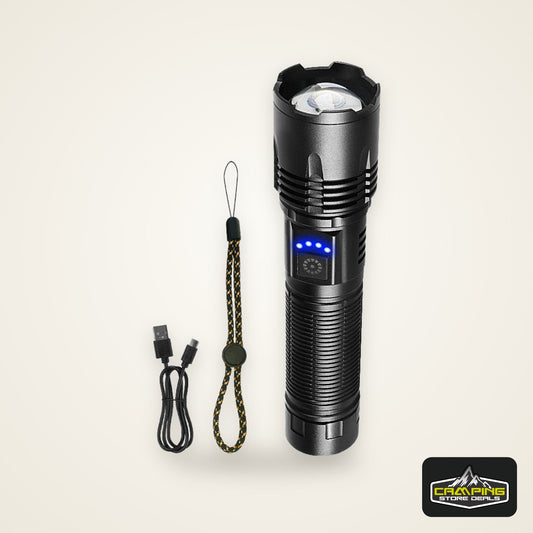 2025 NEW Ultra Bright LED Flashlight 85000000LM Strong Light Tactical Torch Rechargeable Portable Lamp Outdoor Camping Lantern