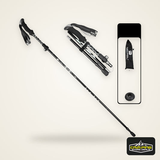 2PCS Trekking Poles Adjustable Ultralight Walking Sticks Alpenstock Outdoor Hiking-Climbing Mountaineering Sticks