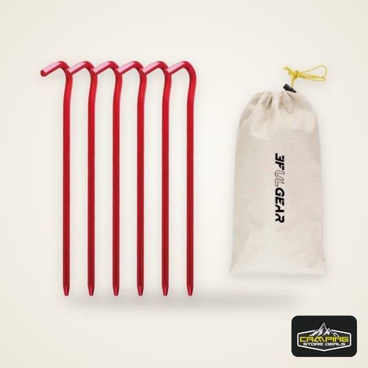 3F UL Gear 15.5cm/20cm Outdoor Ultralight Aluminum Alloy Stakes Camping Carbon Fiber Guy Line Canopy Rope Nails Tent Accessories