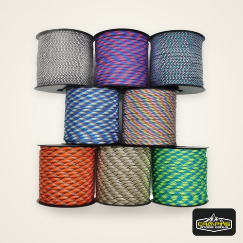 550 Paracord Rope – 7 Core, 4mm Polyester, 50m or 100m