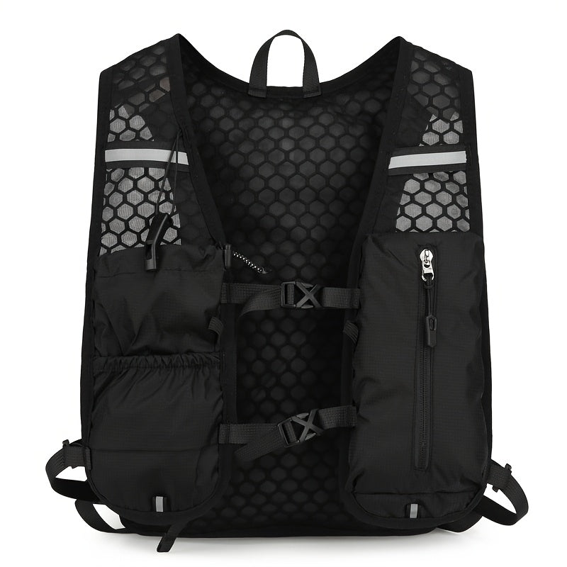 1pc New Outdoor Sports Marathon Backpack, Cycling Backpack, Hiking Backpack, Lightweight Multi-pocket Design