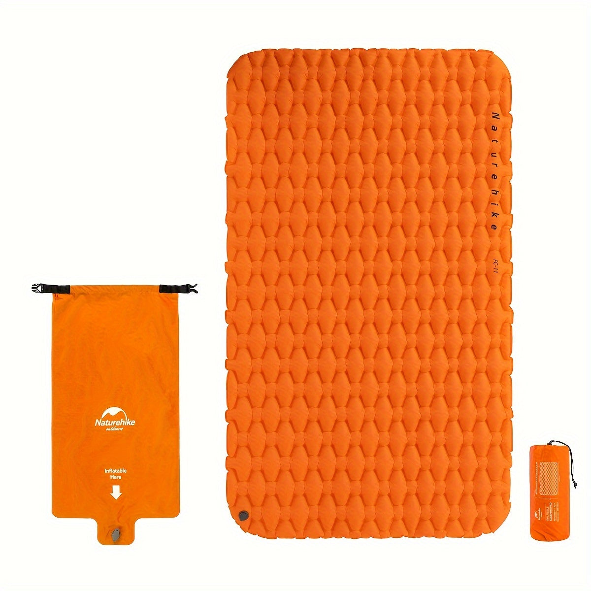 Double Sleeping Pad For Camping, Travel Folding Bed, Ultralight Air Cushion, Inflatable Sleeping Mat For Backpacking, Hiking, Traveling, Tent
