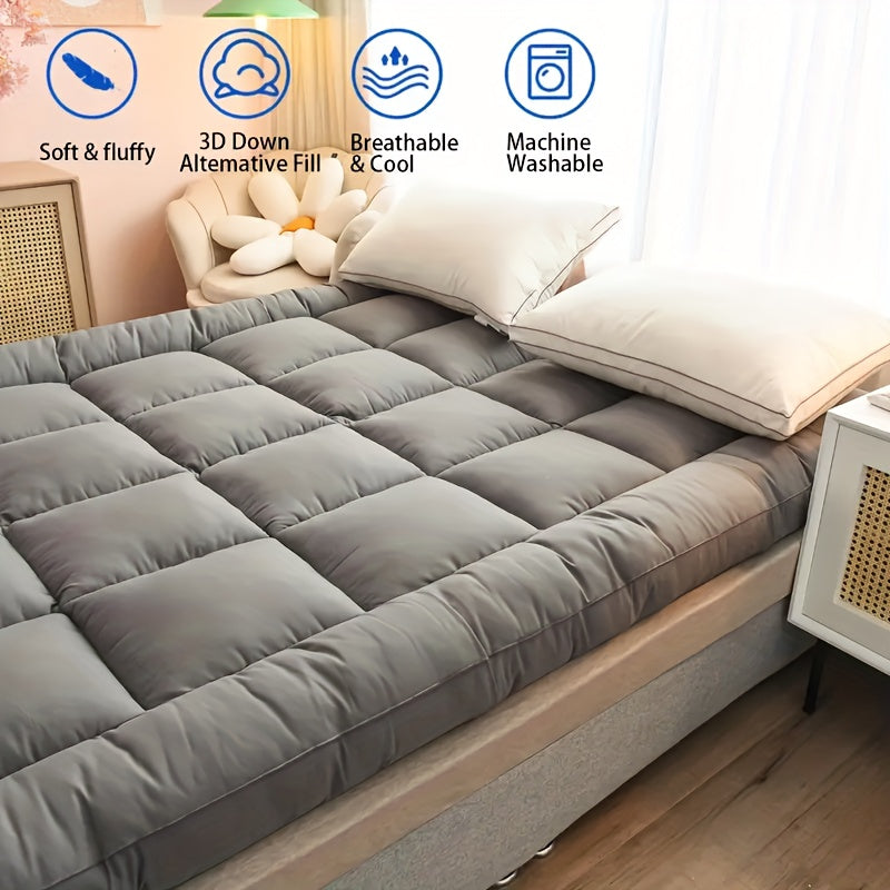 1200gsm Plaid Three-Dimensional Side Pad, Roll Up Sleeping Pad, Cool Mattress Mattress Floor Mattress, Roll Up Mattress Thick Folding Sleeping Pad Breathable Floor Futon Mattress Sofa Sleeping Pad Roll Up Mattress Pad Japanes