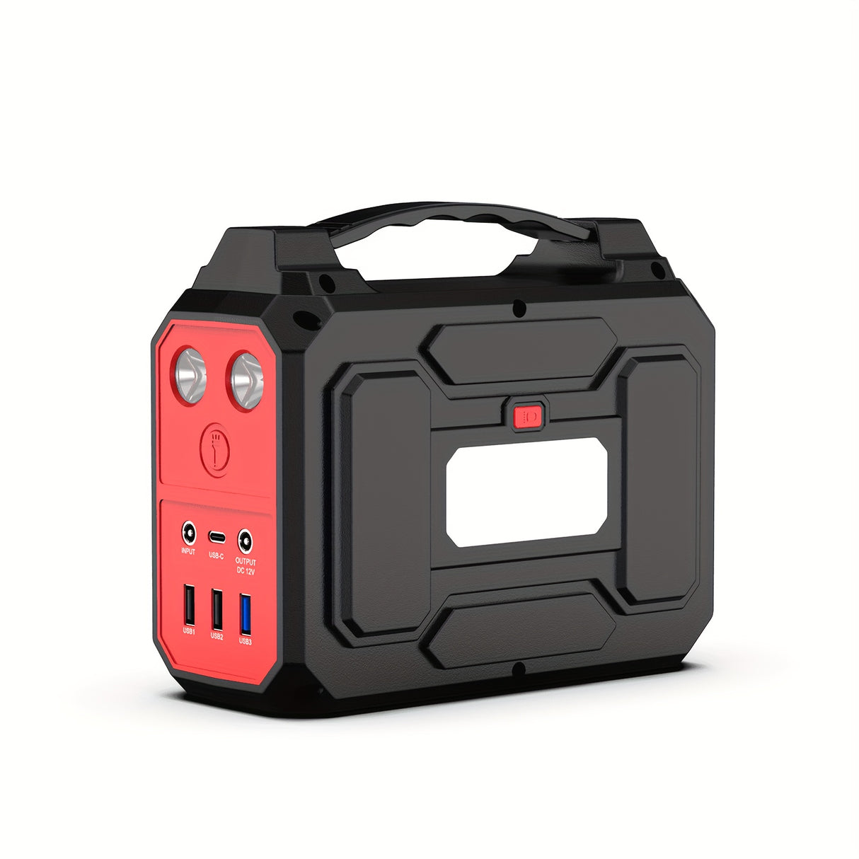 100W Portable Power Station with AC Outlet, USB-C Fast Charger, and LED Flashlights – Lightweight Lithium Battery Pack for Camping, Hiking, Road Trips, and Home Emergencies, Travel Charger | Functional Power Bank | Multifun