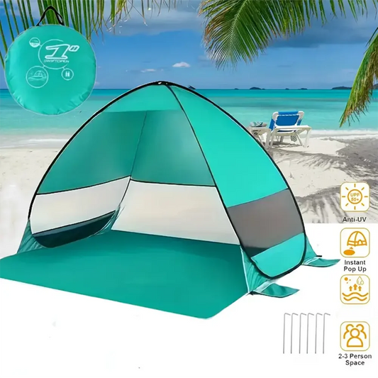 Pop-Up Beach Tent – Portable Sun Shade Shelter