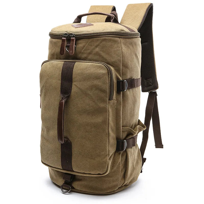 Men's Luggage Backpack Canvas Travel Bags Brand Large Capacity Luggage Bags Weekend Bags Travel MenLarge capacity Duffel