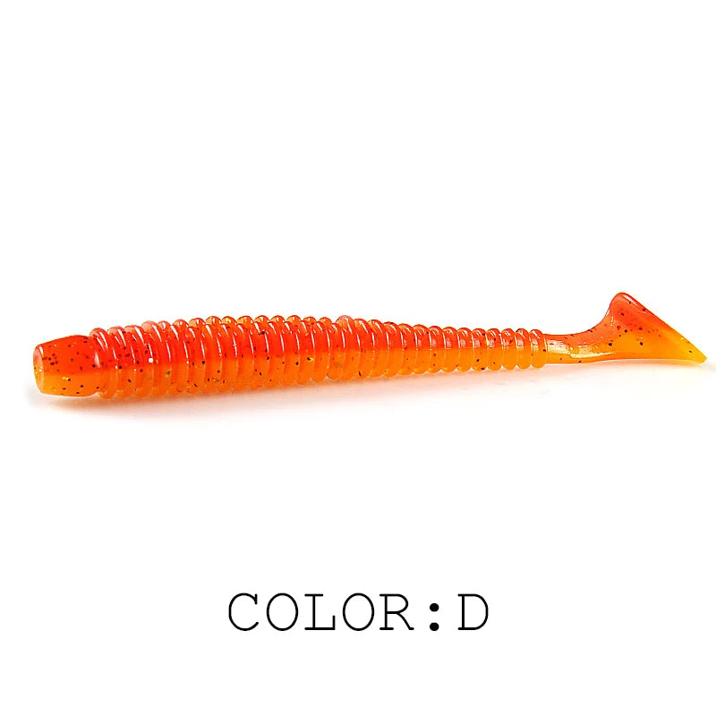 Supercontinent Swing Impact Ring Shad Fishing Lure 6pcs/10pcs/20pcs Artificial Pesca Leurre Souple Fishing Lures