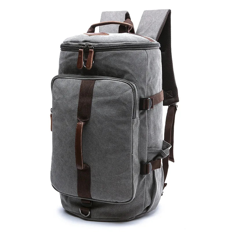 Men's Luggage Backpack Canvas Travel Bags Brand Large Capacity Luggage Bags Weekend Bags Travel MenLarge capacity Duffel