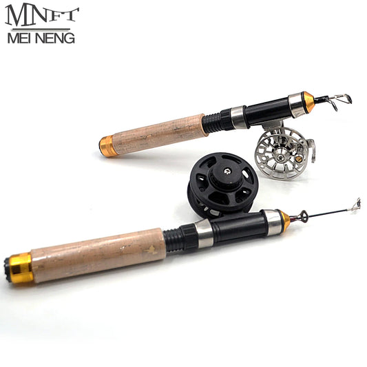 MNFT Telescopic Ice Fishing Rod and Reel Combo