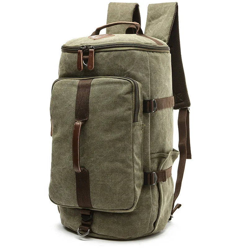 Men's Luggage Backpack Canvas Travel Bags Brand Large Capacity Luggage Bags Weekend Bags Travel MenLarge capacity Duffel