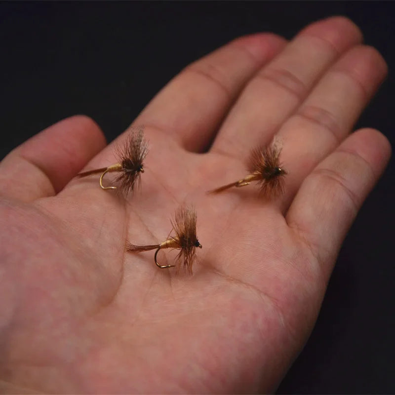 CONTEMPLATOR March Brown Mayfly Dry Fly #12 (5 Pack)