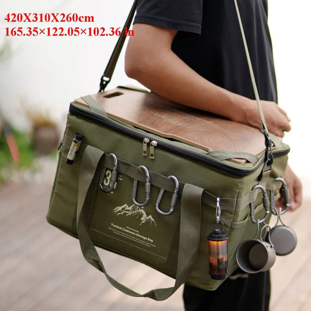 Large duffel bag for camping