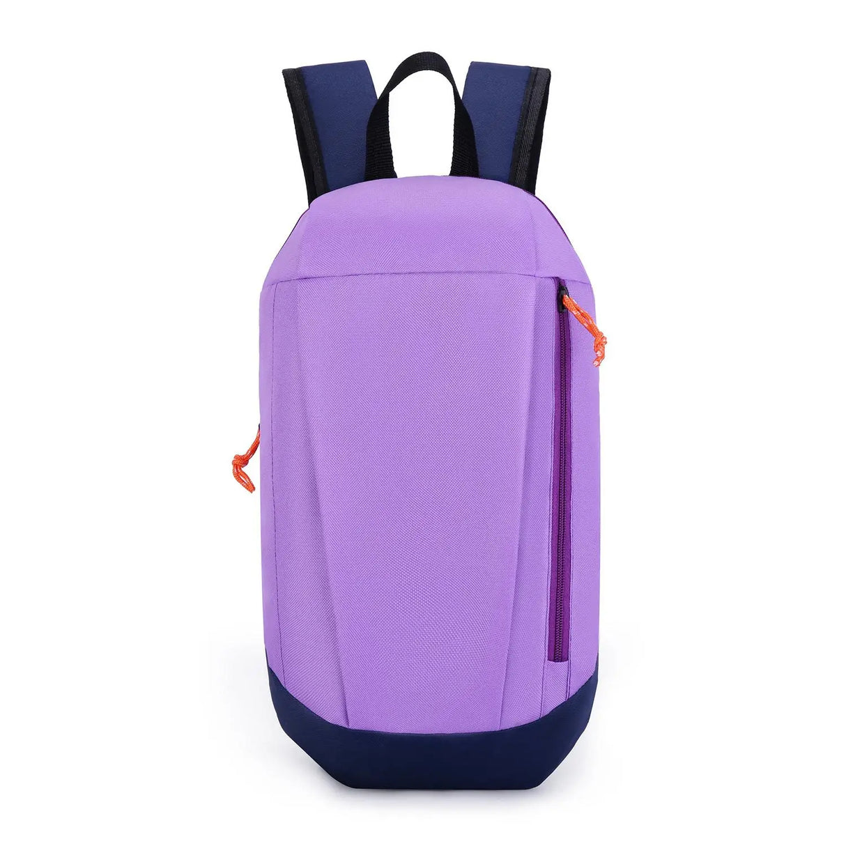 Purple lightweight travel backpack front view