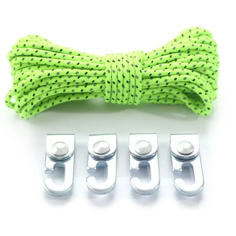 Knot Easy Tighten Rope Kit For Camping Automatic Lock Hook Self-locking Free tent accessories camping accessories