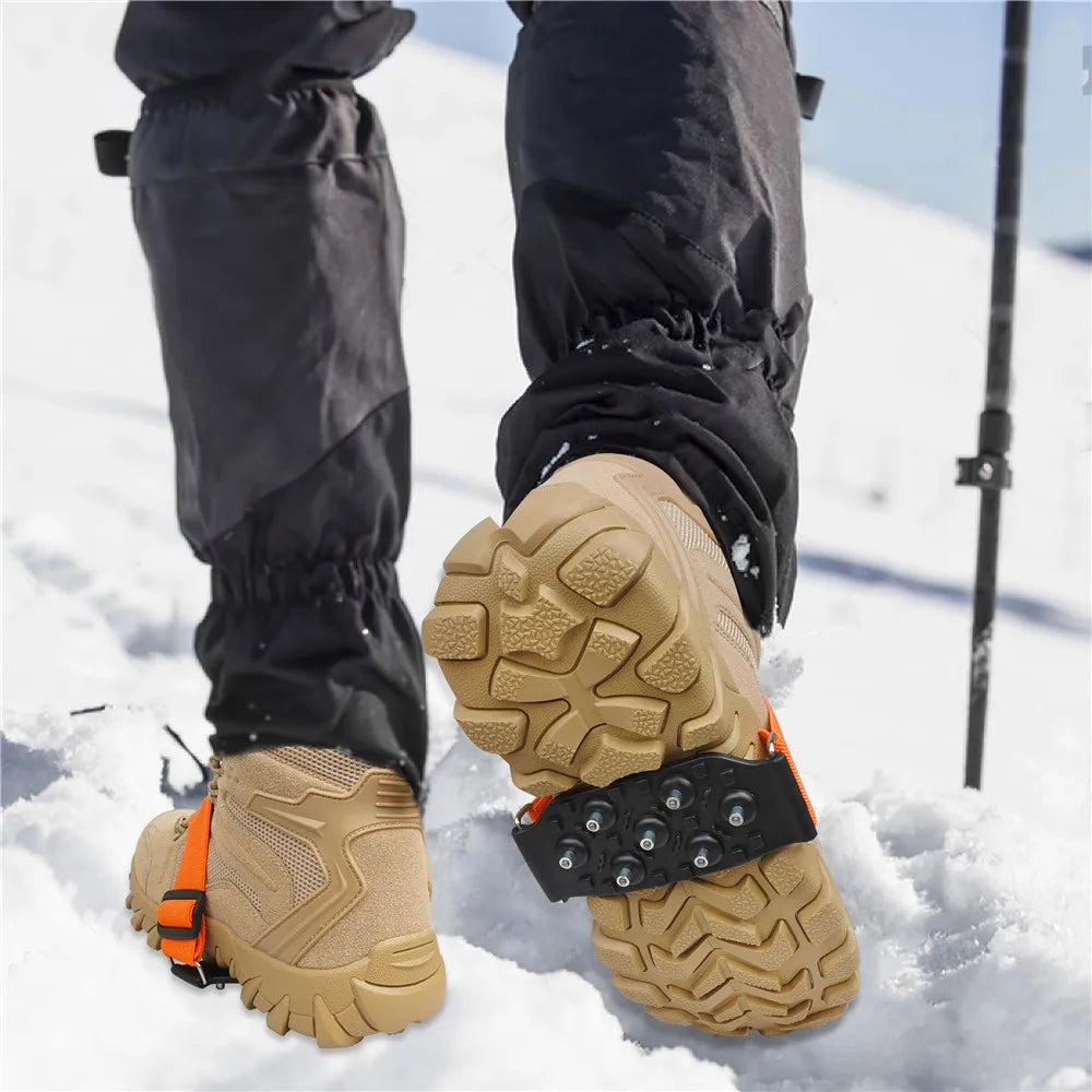 7 Tungsten Steel Studs ice cleats for shoes and boots Crampon for shoes ice and snow cleats Non Slip hiking boots snow shoes