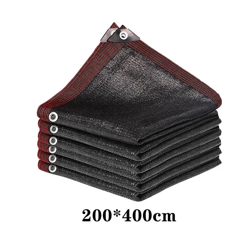 Sunshade Mesh Summer Outdoor Shading Shading Net Wrapped Perforated Shading Cloth Thickened Heat Insulation Net Shading Net