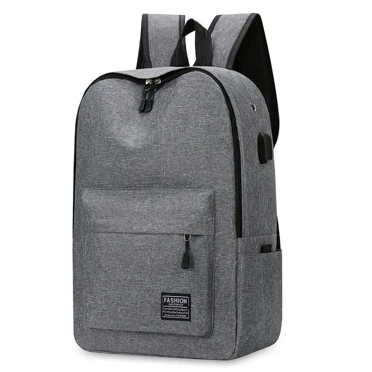 Trendy Men's Minimalist Backpack Versatile Backpack Large Capacity School Student Computer Travel Bag Washable Unisex Backpack