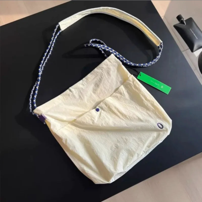 Mountain Utility Crossbody - Couples' Unisex, Wrinkled, Light, Water-Resistant, Multi-Pocket, Hiking/Daily, Retro Cool