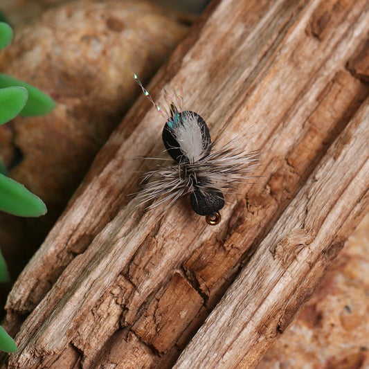 ICERIO Black Foam Ant Dry Flies (3/6 Pack)