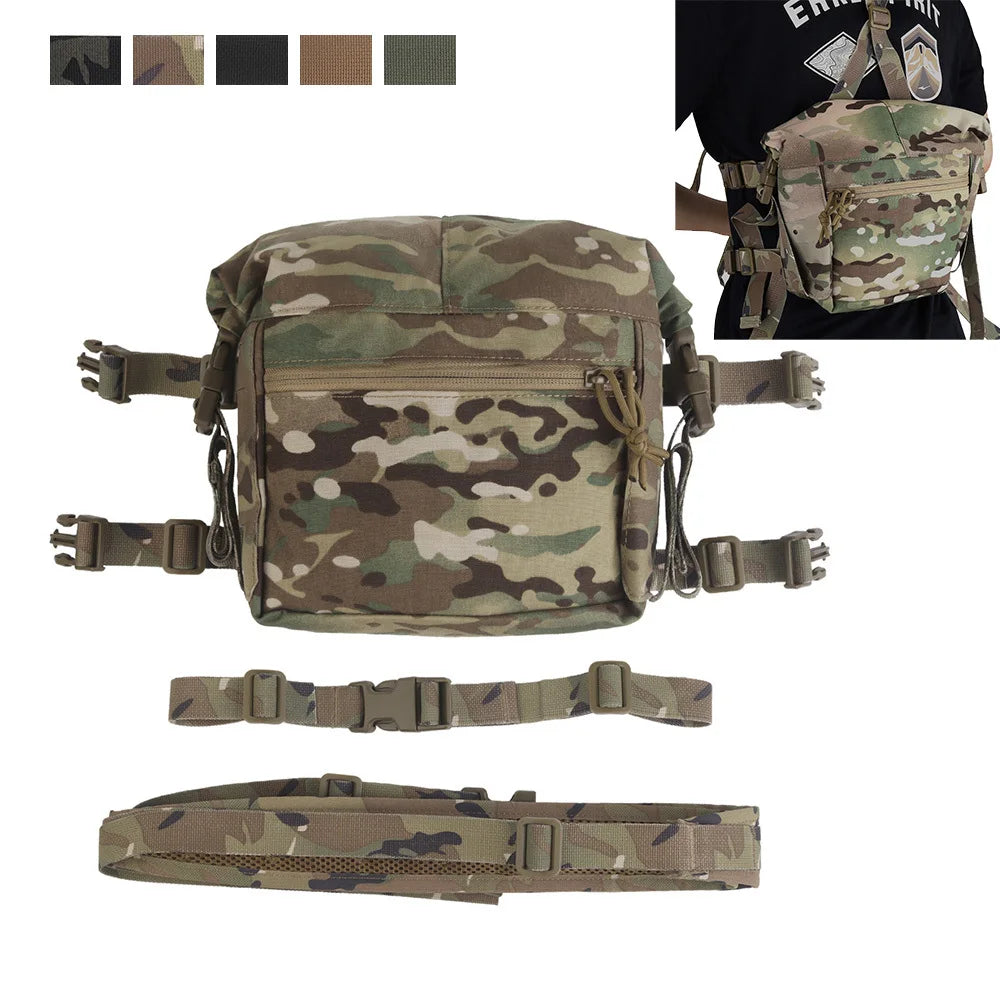 LBV Expander Kit MOLLE Large Roll Pouch Padded X Harness Hunting Tactical 34A Split Chest Rig Accessories Alpha Expansion Pack