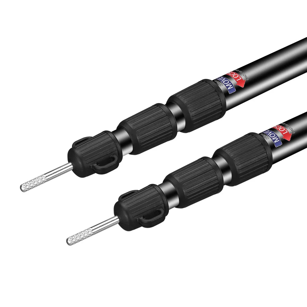 Adjustable Camping Tent Support Poles Beach Shelter Tarp Awning Rods Portable Lightweight Aluminum Alloy Accessories For Canopy