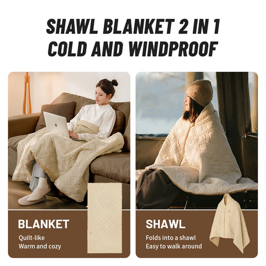 Naturehike Electric Heated Blanket Winter USB Heating Blanket Camping Warm Sleeping Bag Liner Outdoor Shawl Thermal Sleeping Bag