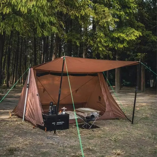 Tents Outdoor Camping Waterproof Ultralight 2 Ppl Rodless Single Iayer Tent Shed Survival Equipment Hiking Supplies