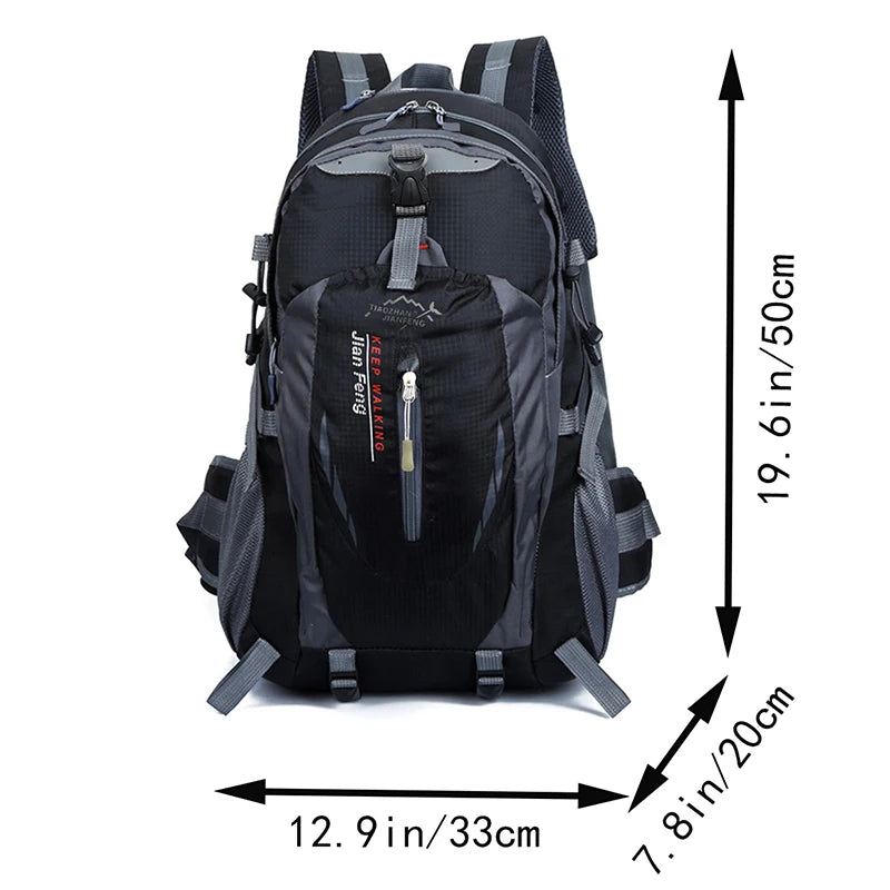 Unisex Hiking Backpack & Shoulder Bag – Durable Outdoor Pack for Climbing, Hiking & Camping