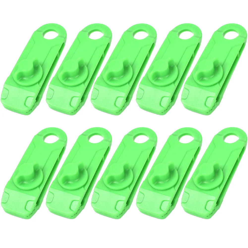 10/1PCS Tent Clip Tarpaulin Clamp Outdoor Camping Tarpaulin Holder Clip Wind Rope Clamps Awning Beach Hiking Camping Accessories