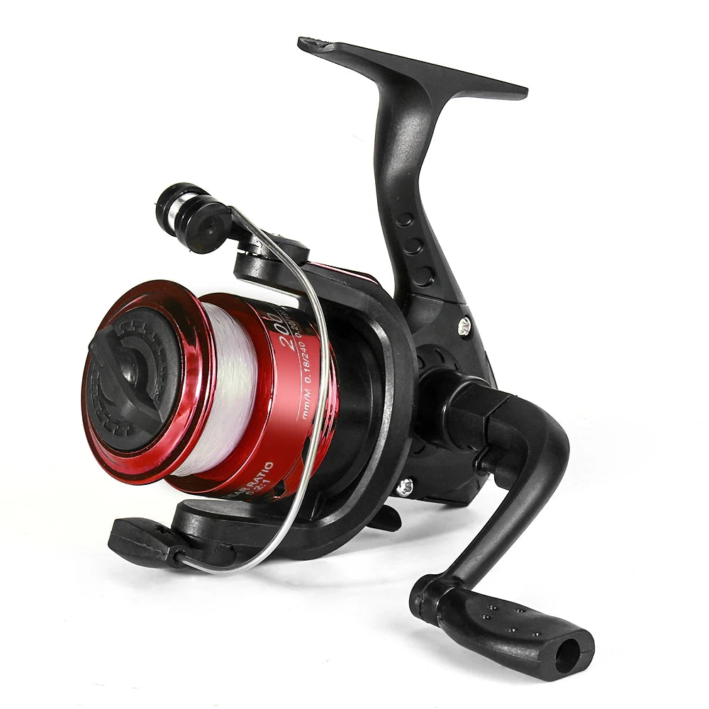 Spinning Fishing Reel 5.2:1 Wheel Plastics Including Fishing Line Fishing Lure Wheel Vessel Bait Casting Flying Spinning