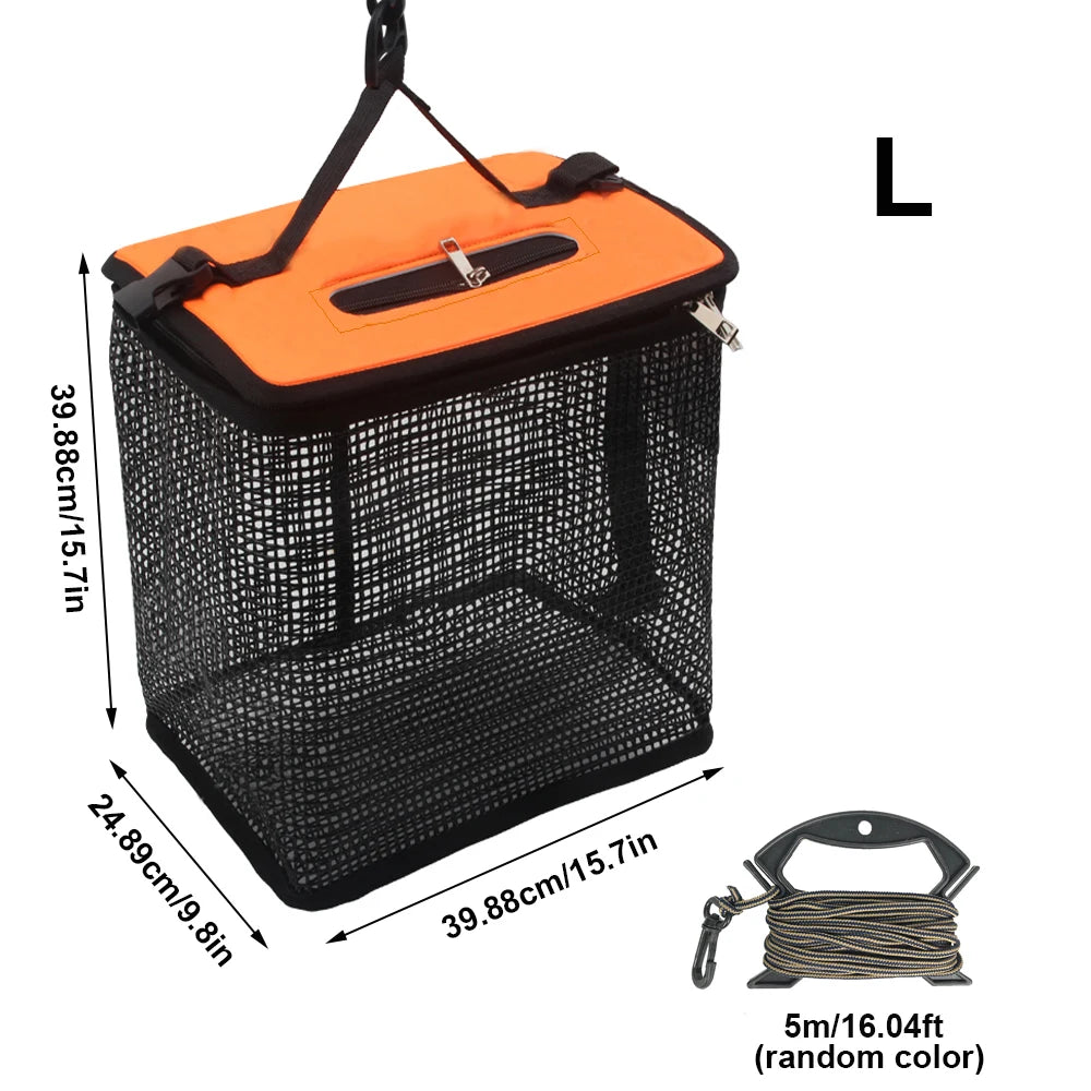 Floating Collapsible Fish and Minnow Basket