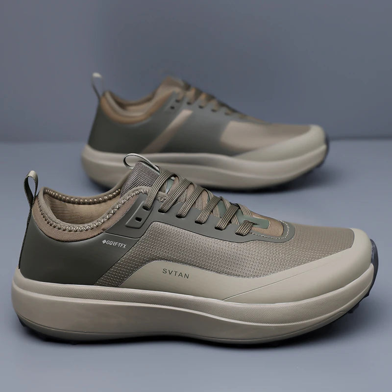 Men’s Waterproof Hiking Shoes – Anti-Skid, Wear-Resistant Outdoor Travel Sneakers for Comfort & Durability