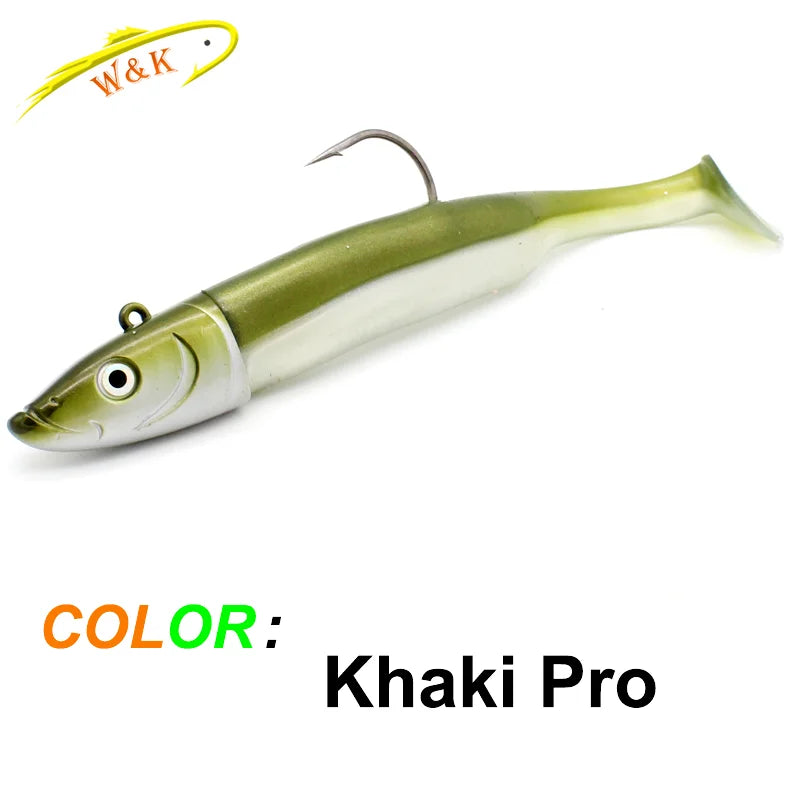 Inshore Paddle Tail Soft Lure and Jig Head Kit