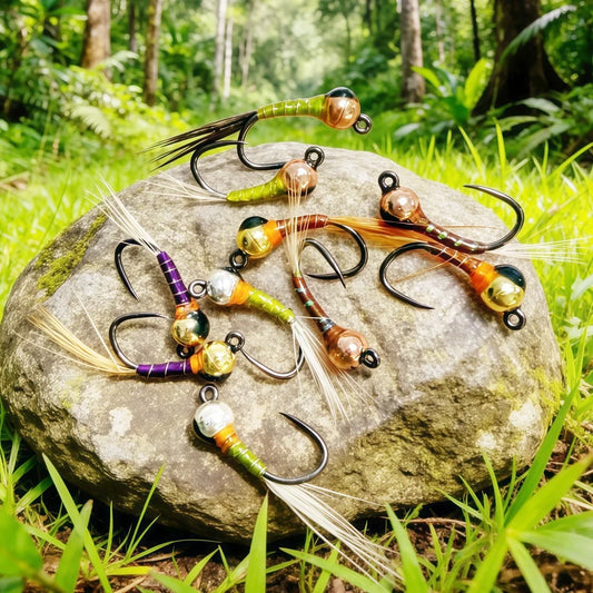 Tungsten Bead Perdigon Jig Nymphs (6/9/12 Pack)