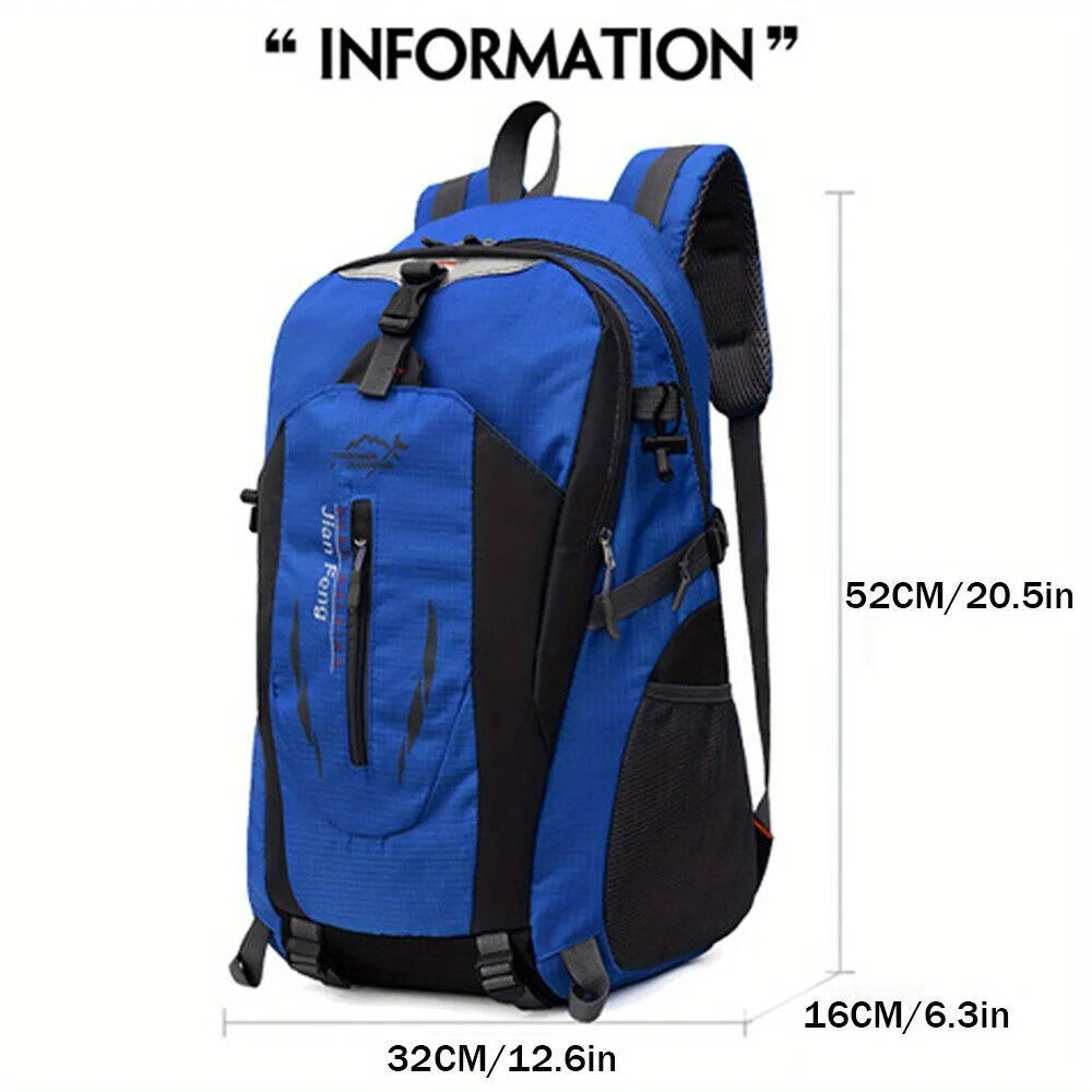 Men’s Large Capacity Outdoor Backpack – Lightweight Waterproof Hiking & Travel Bag