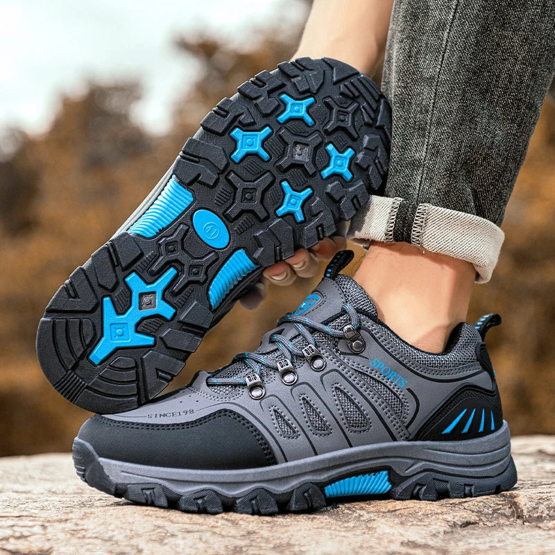 Men’s Hiking Shoes – Waterproof Anti-Slip Outdoor Trekking Sneakers Lightweight Breathable Trail Boots