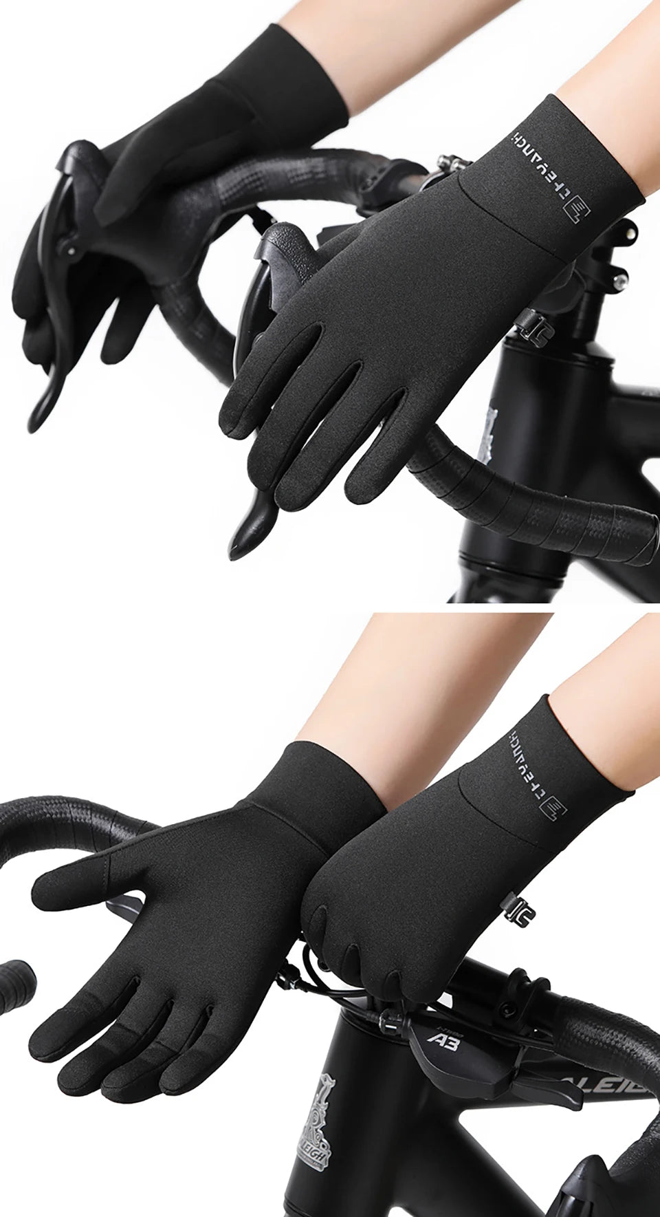 KoKossi Winter Waterproof Cycling Gloves Anti-Slip Thermal Gloves Touch Screen Running Cycling Driving Ski Hiking Warm Glove