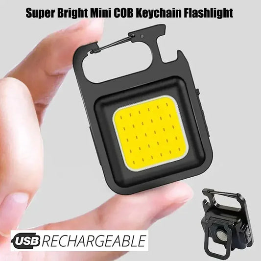 Mini COB Keychain Camping Light – Rechargeable