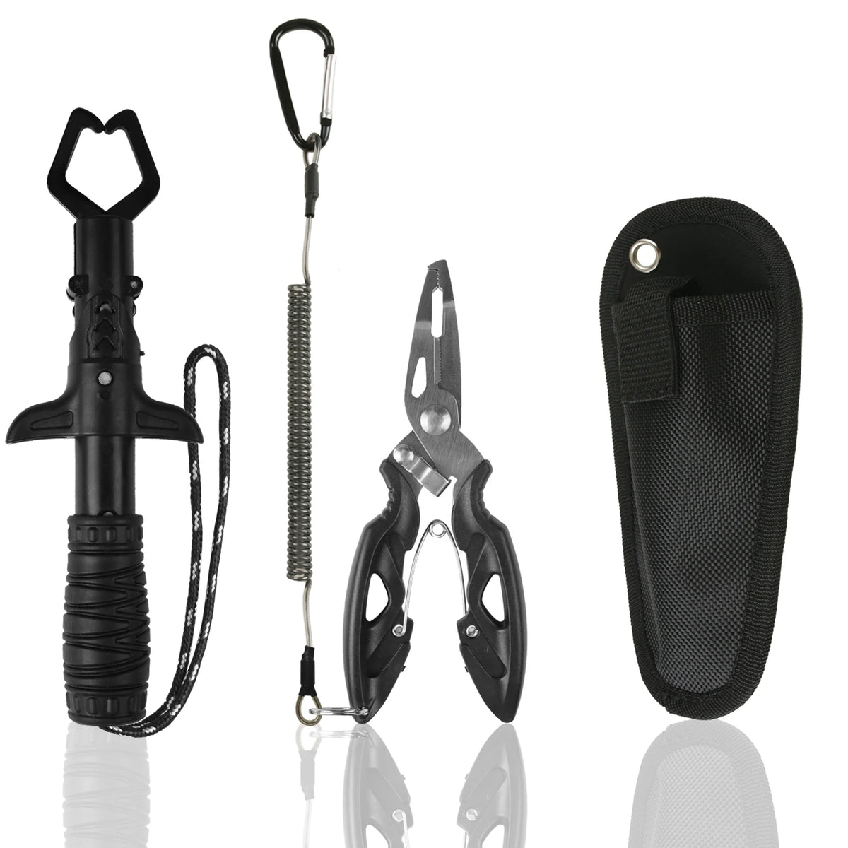 Fishing Pliers and Fish Gripper Set