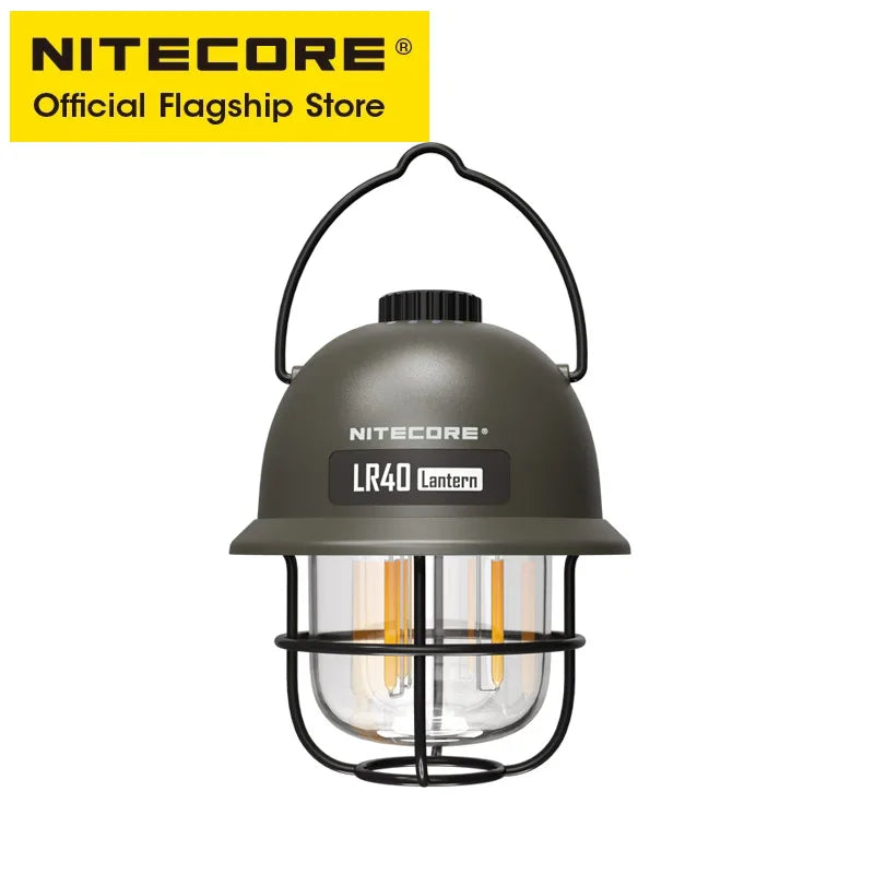 NITECORE LR40 2-in-1 Camping Lantern & Power Bank – 100 Lumens