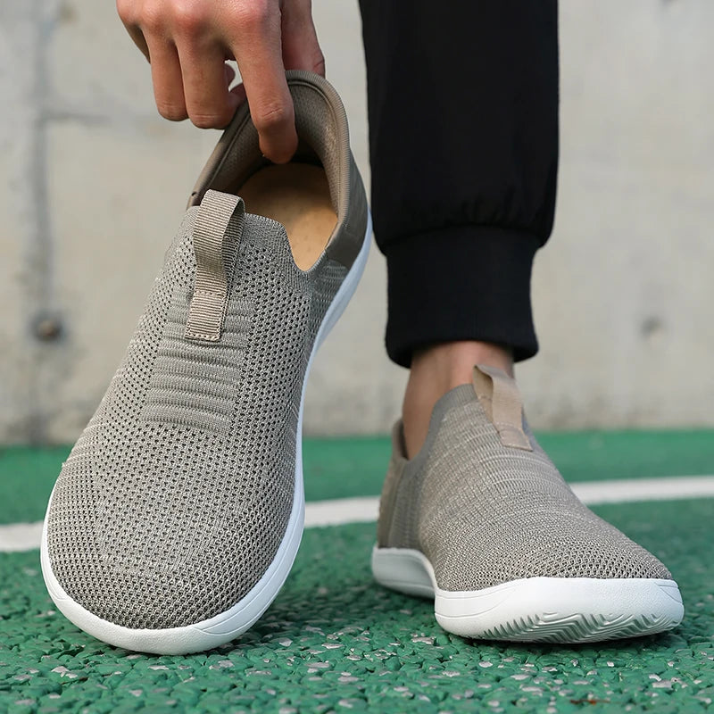 Men’s Mesh Slip-On Sports Shoes – Lightweight Shock-Absorbing Running & Casual Sneakers