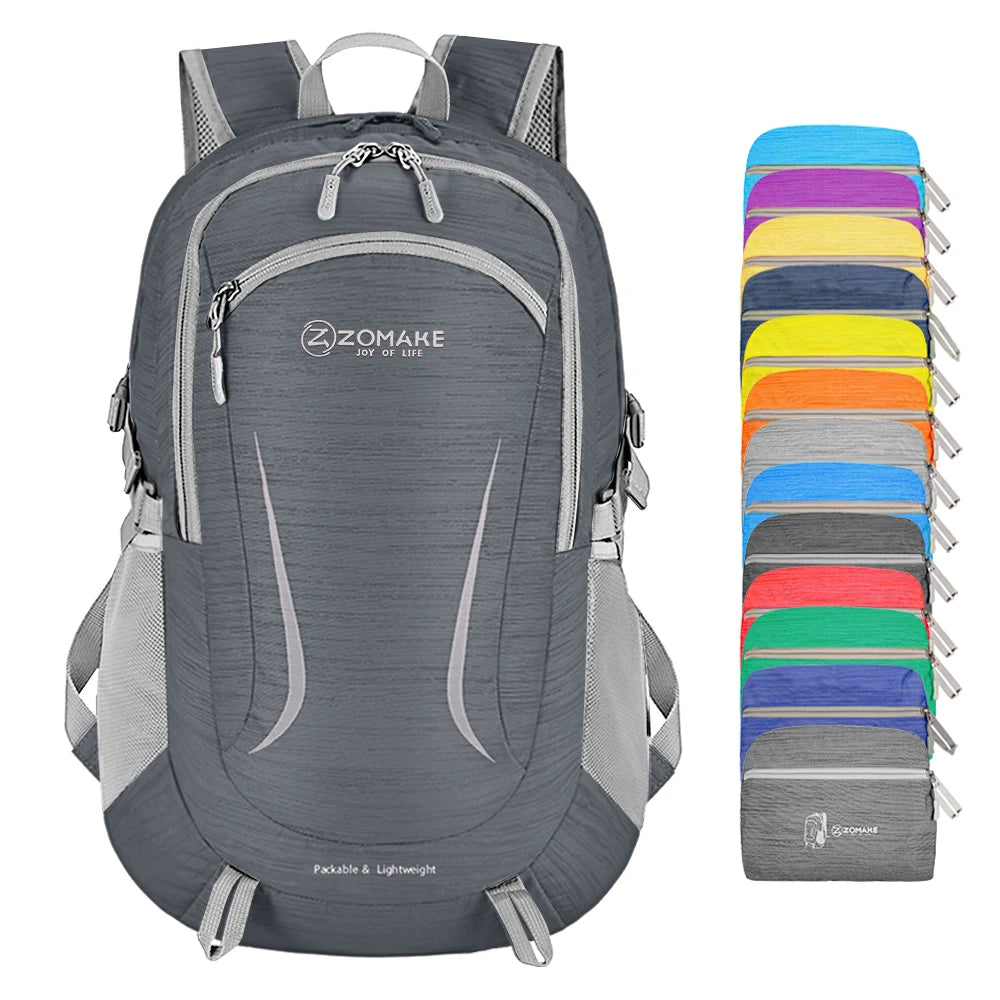 Mountaineering backpack 35 liters men's and women's outdoor sports bag waterproof camping hiking rain
