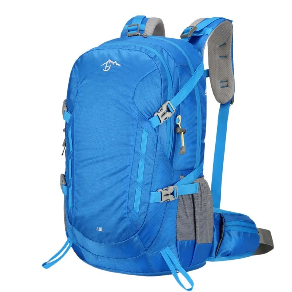 40L Mountaineering Backpack Multi-Color Large Capacity Sports Knapsack Wear-Resistant Waterproof Travel Backpack Outdoor Sports