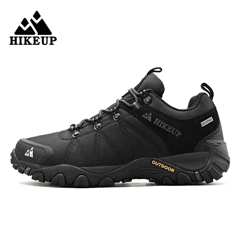 HIKEUP Men's Hiking Shoes – Non-Slip, Breathable & Splashproof