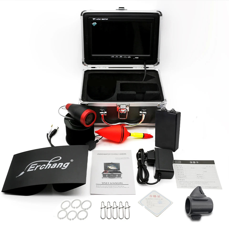 Erchang 7 Inch HD Ice Fishing Camera with Infrared Night Vision